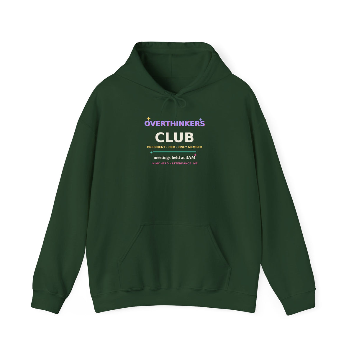 Overthinkers Club — Funny 3AM Overthinking Hoodie