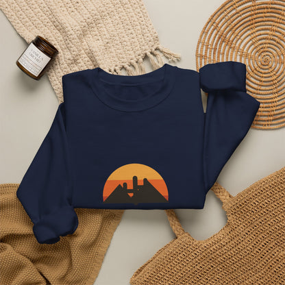 Desert Soul — Indio, California Sunset Cactus Sweatshirt
