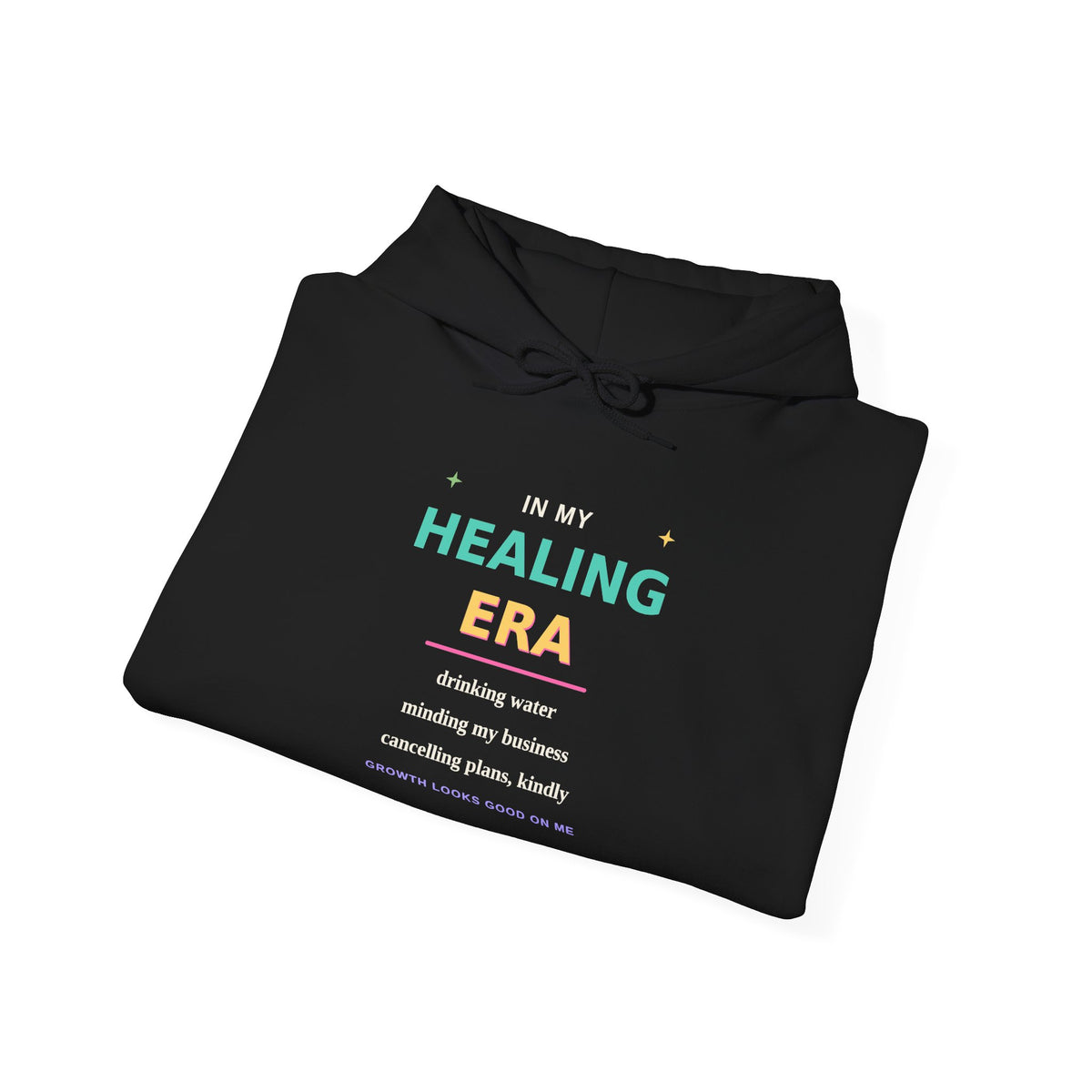 In My Healing Era — Wellness Graphic Hoodie