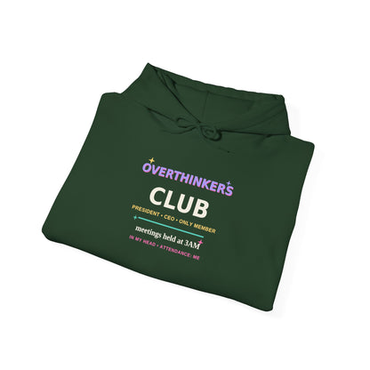 Overthinkers Club — Funny 3AM Overthinking Hoodie