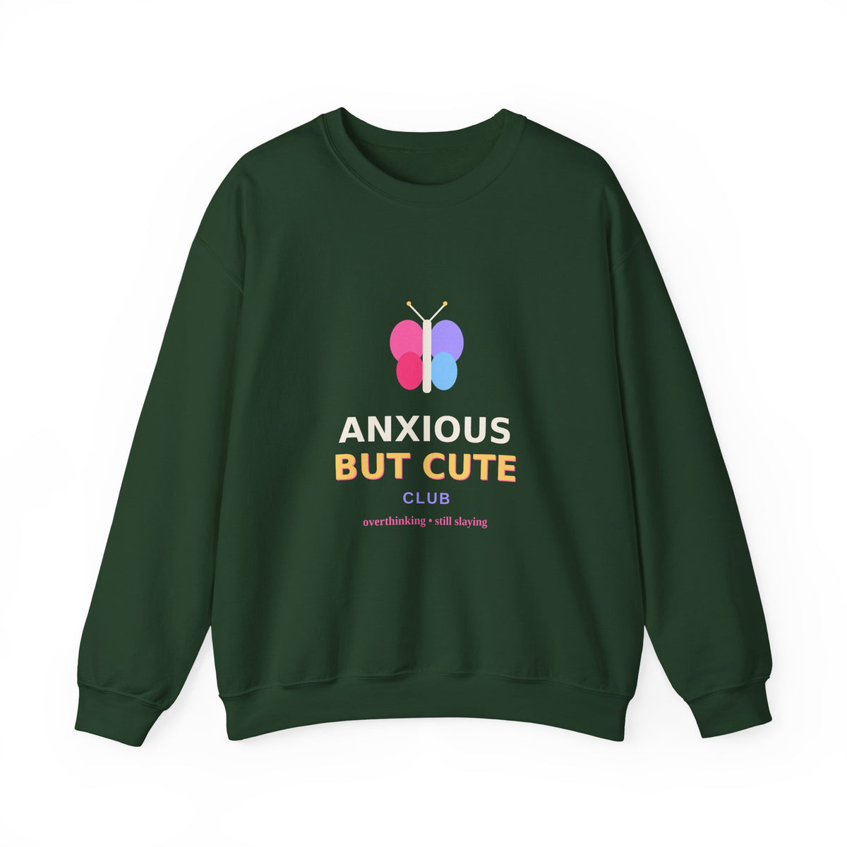 Anxious But Cute Club — Butterfly Sweatshirt