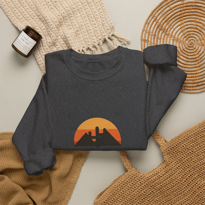Desert Soul — Indio, California Sunset Cactus Sweatshirt