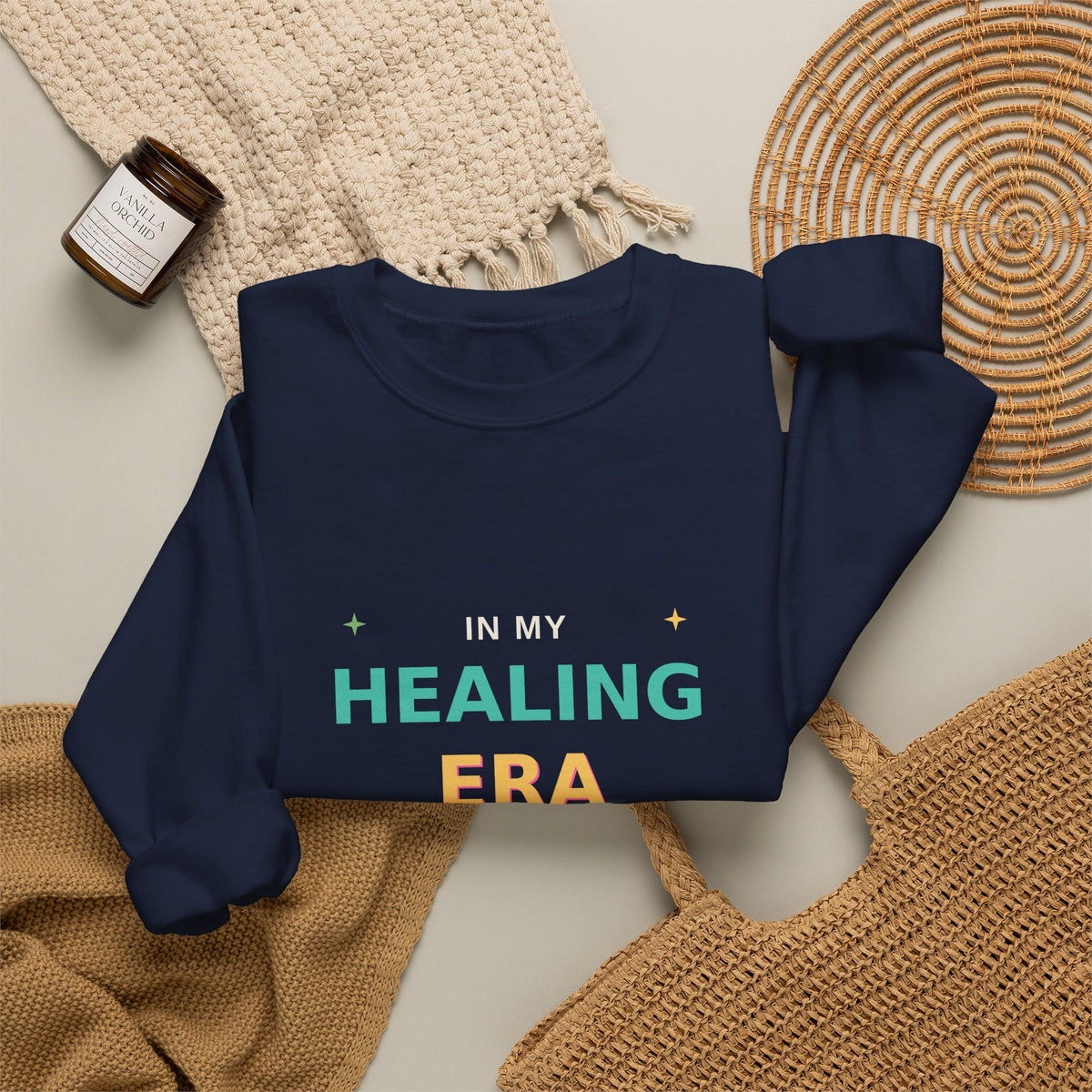 In My Healing Era — Wellness Graphic Sweatshirt