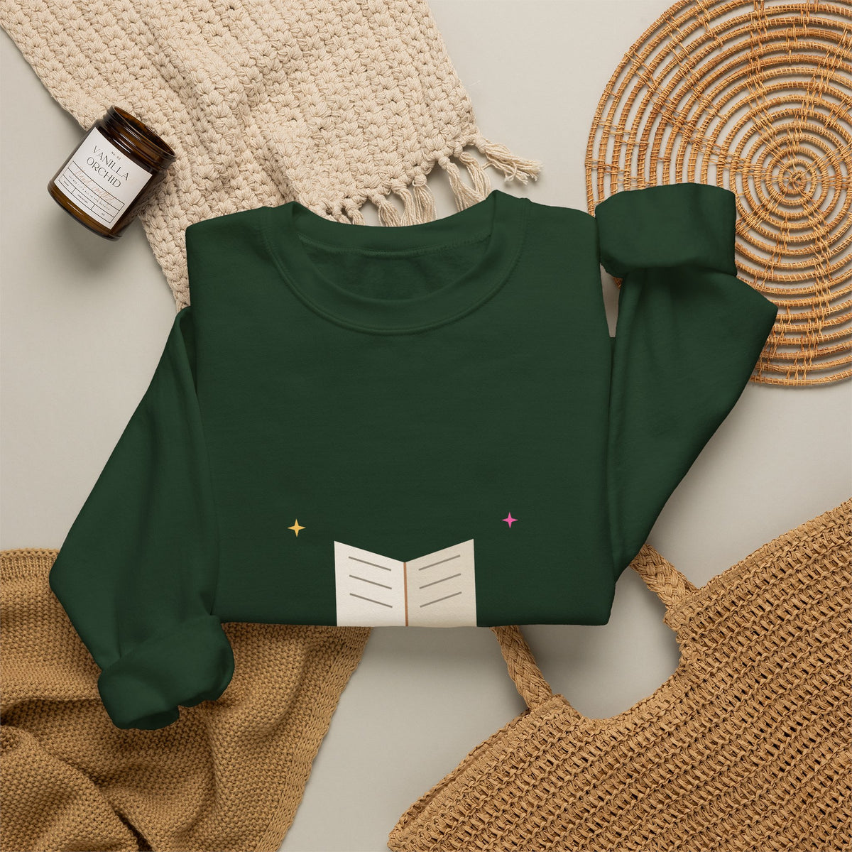 One More Chapter — Funny Book Lover Sweatshirt