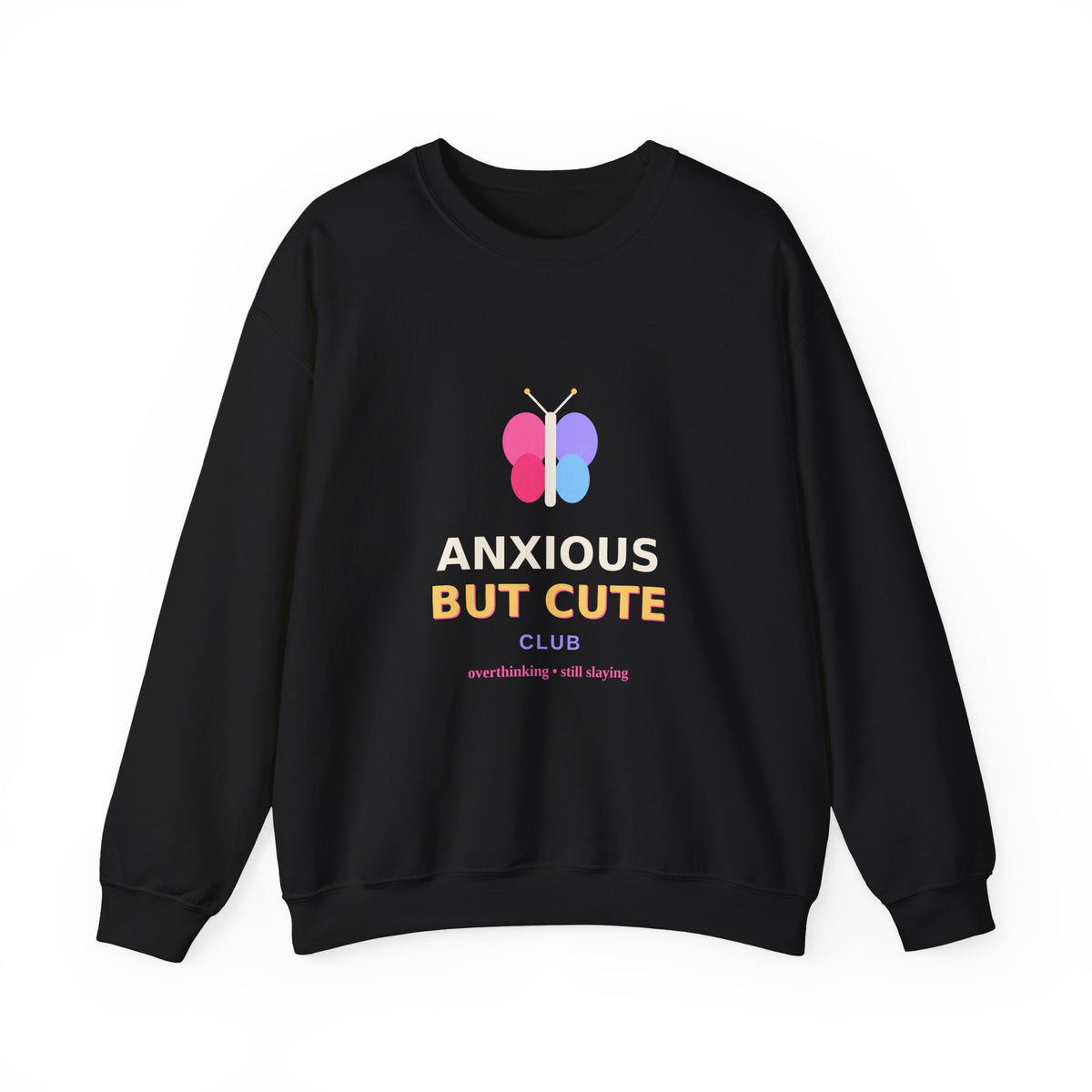 Anxious But Cute Club — Butterfly Sweatshirt