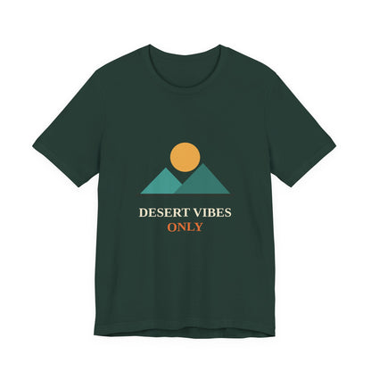 Desert Vibes Only — Minimal Mountain Sun Tee