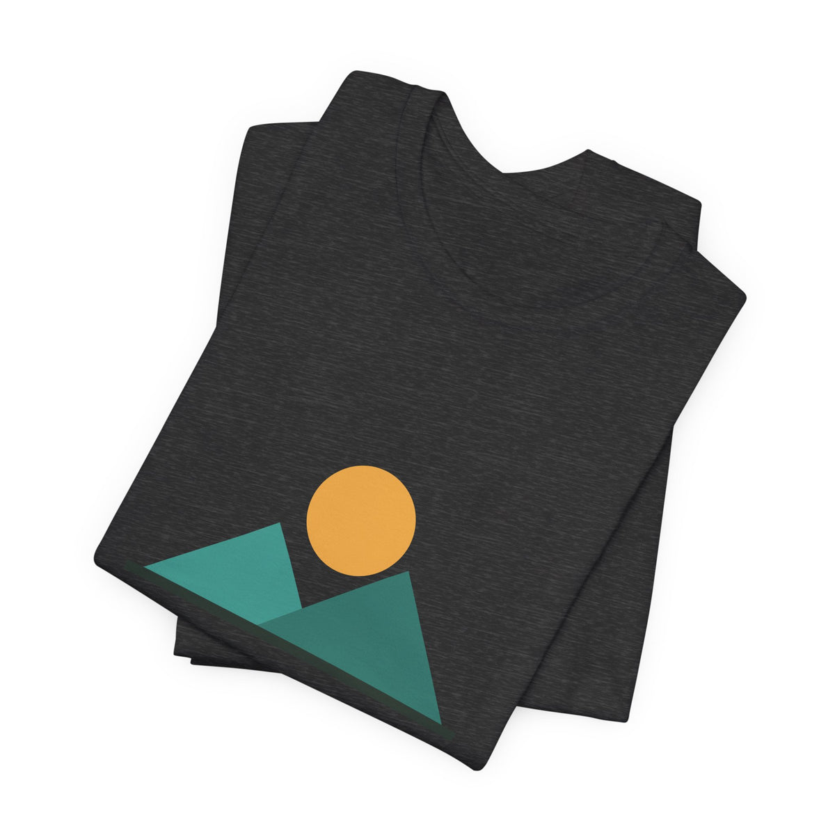 Desert Vibes Only — Minimal Mountain Sun Tee