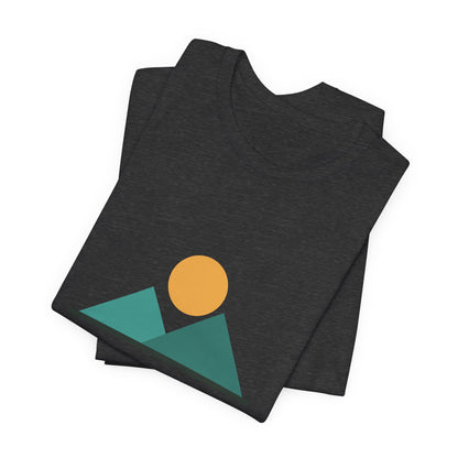 Desert Vibes Only — Minimal Mountain Sun Tee