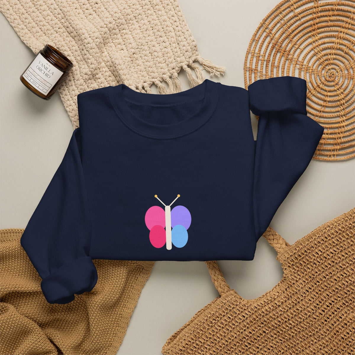 Anxious But Cute Club — Butterfly Sweatshirt