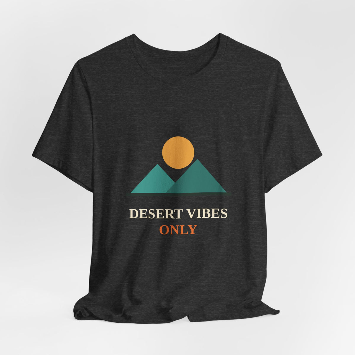 Desert Vibes Only — Minimal Mountain Sun Tee