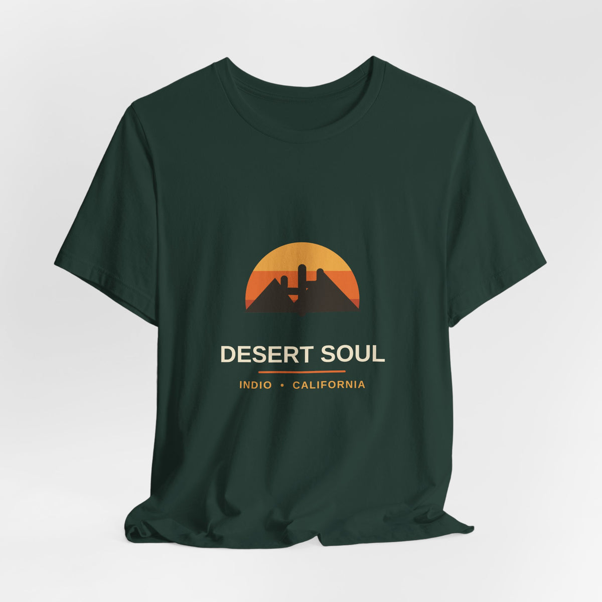 Desert Soul — Indio, California Sunset Cactus Tee