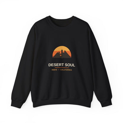 Desert Soul — Indio, California Sunset Cactus Sweatshirt