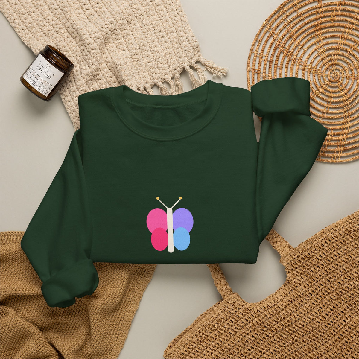 Anxious But Cute Club — Butterfly Sweatshirt