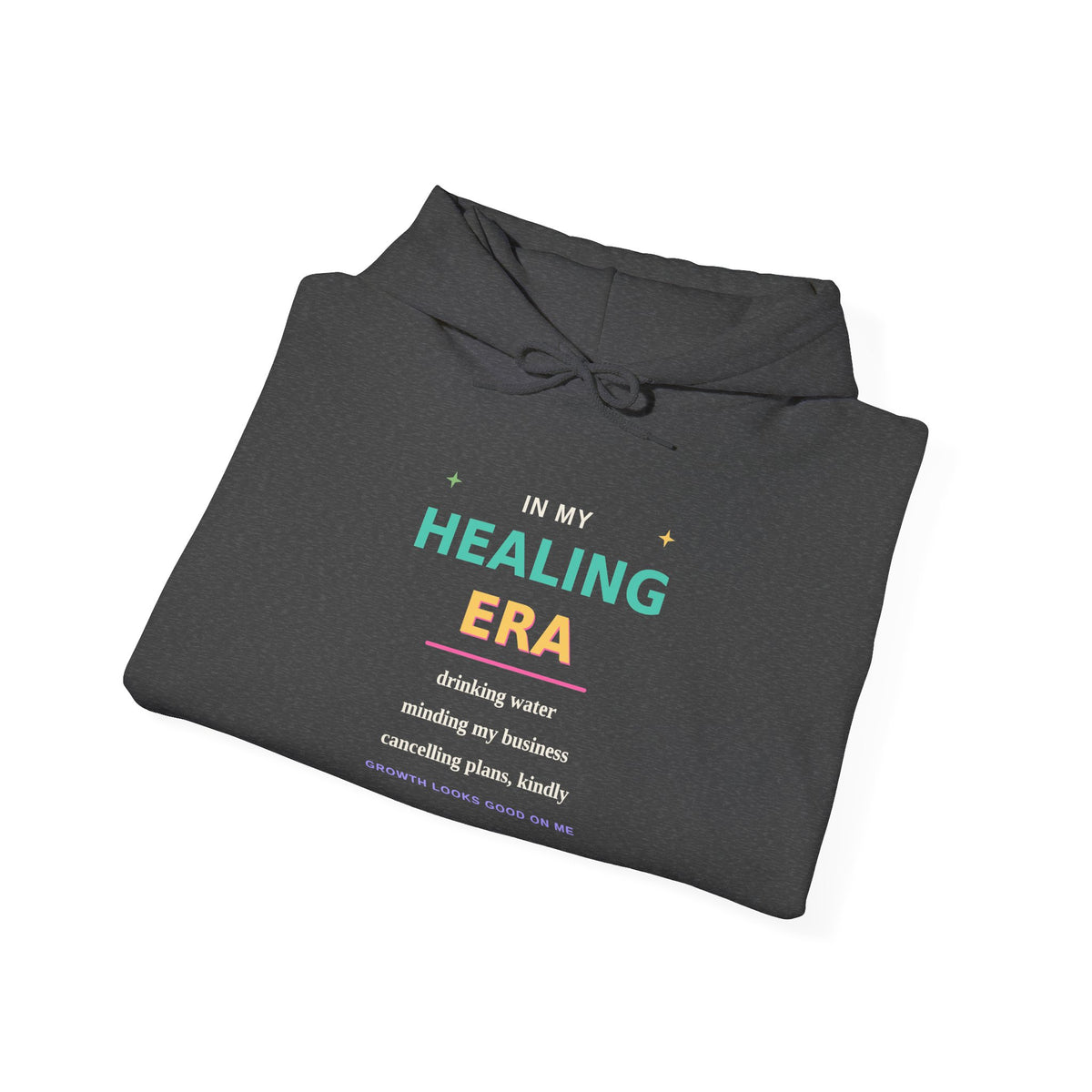 In My Healing Era — Wellness Graphic Hoodie