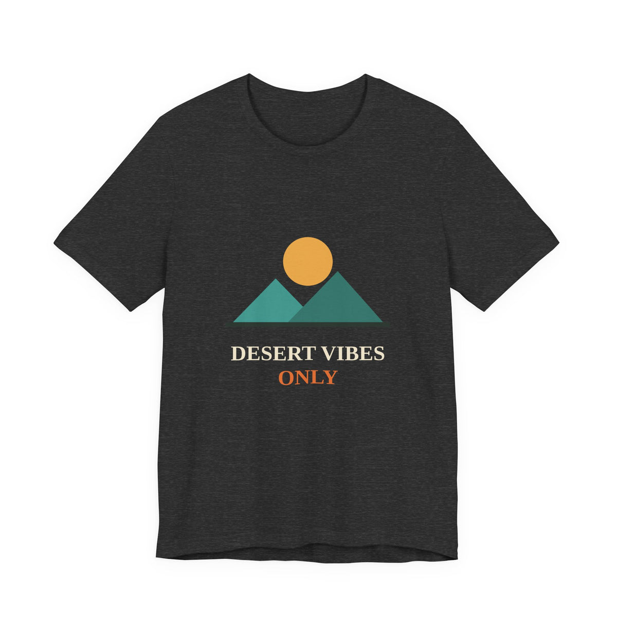 Desert Vibes Only — Minimal Mountain Sun Tee