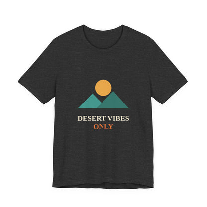 Desert Vibes Only — Minimal Mountain Sun Tee