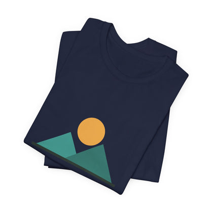 Desert Vibes Only — Minimal Mountain Sun Tee