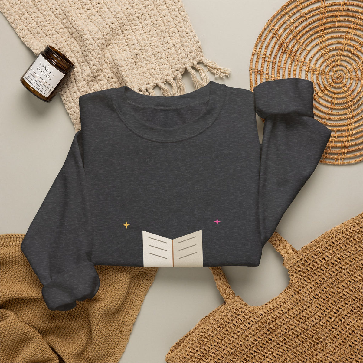 One More Chapter — Funny Book Lover Sweatshirt