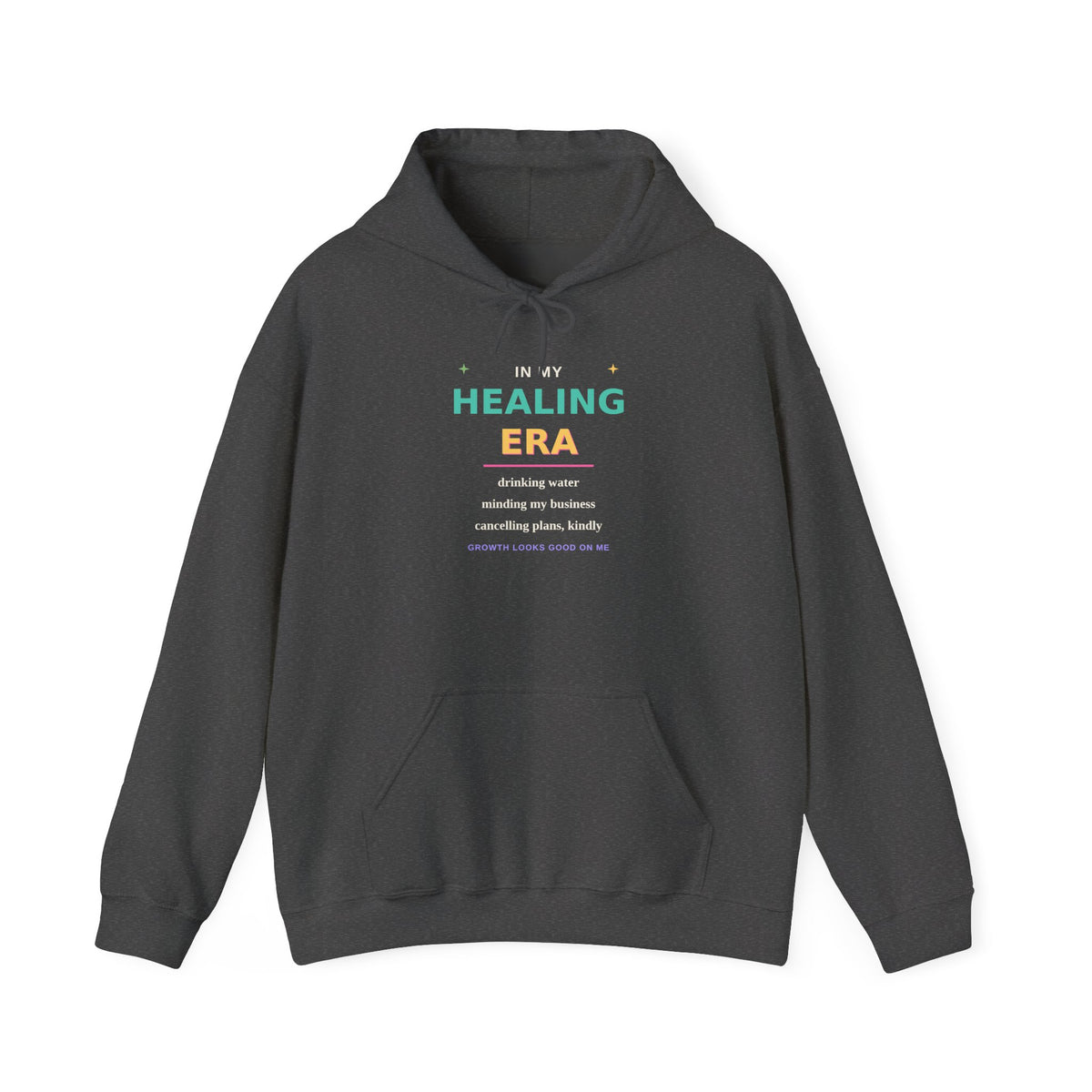 In My Healing Era — Wellness Graphic Hoodie