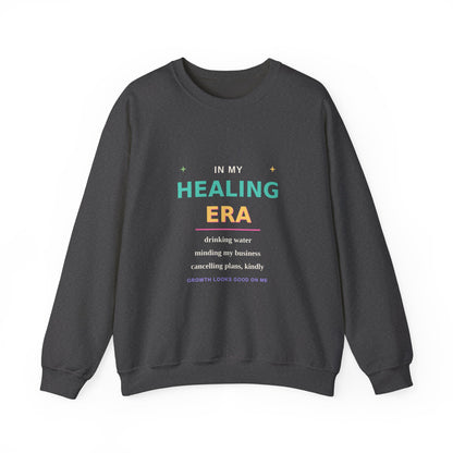In My Healing Era — Wellness Graphic Sweatshirt