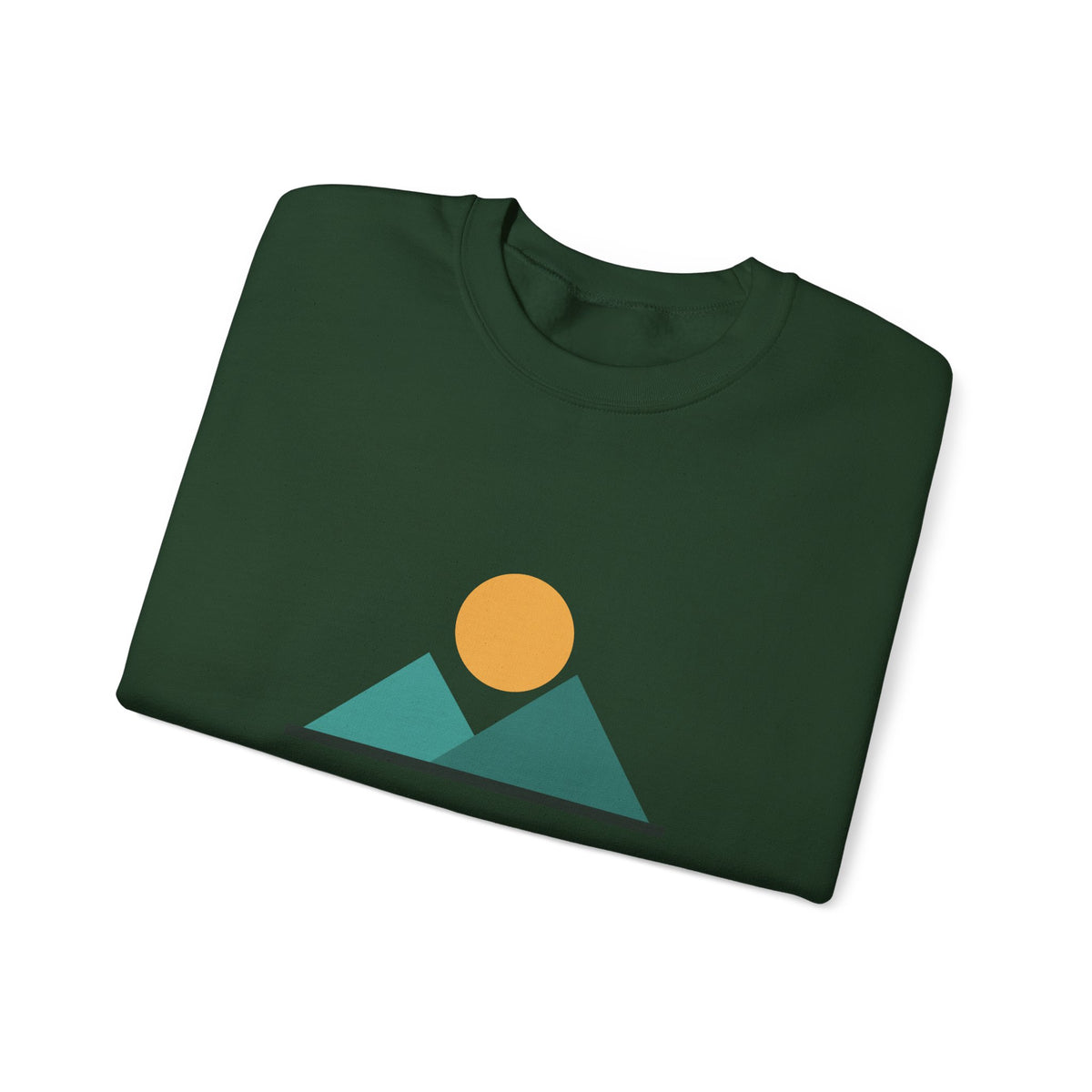 Desert Vibes Only — Minimal Mountain Sun Sweatshirt