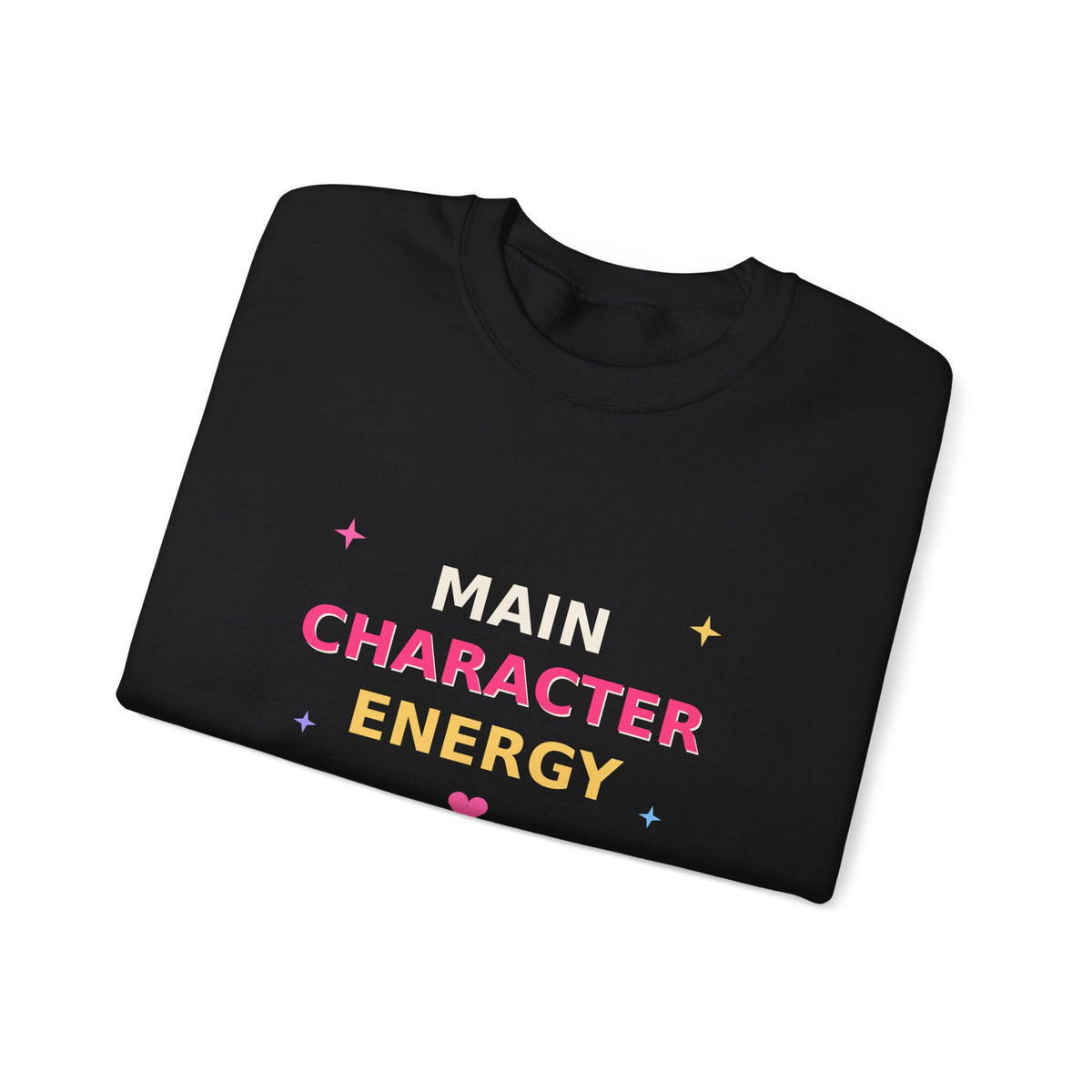 Main Character Energy — Funny Side Quests Sweatshirt