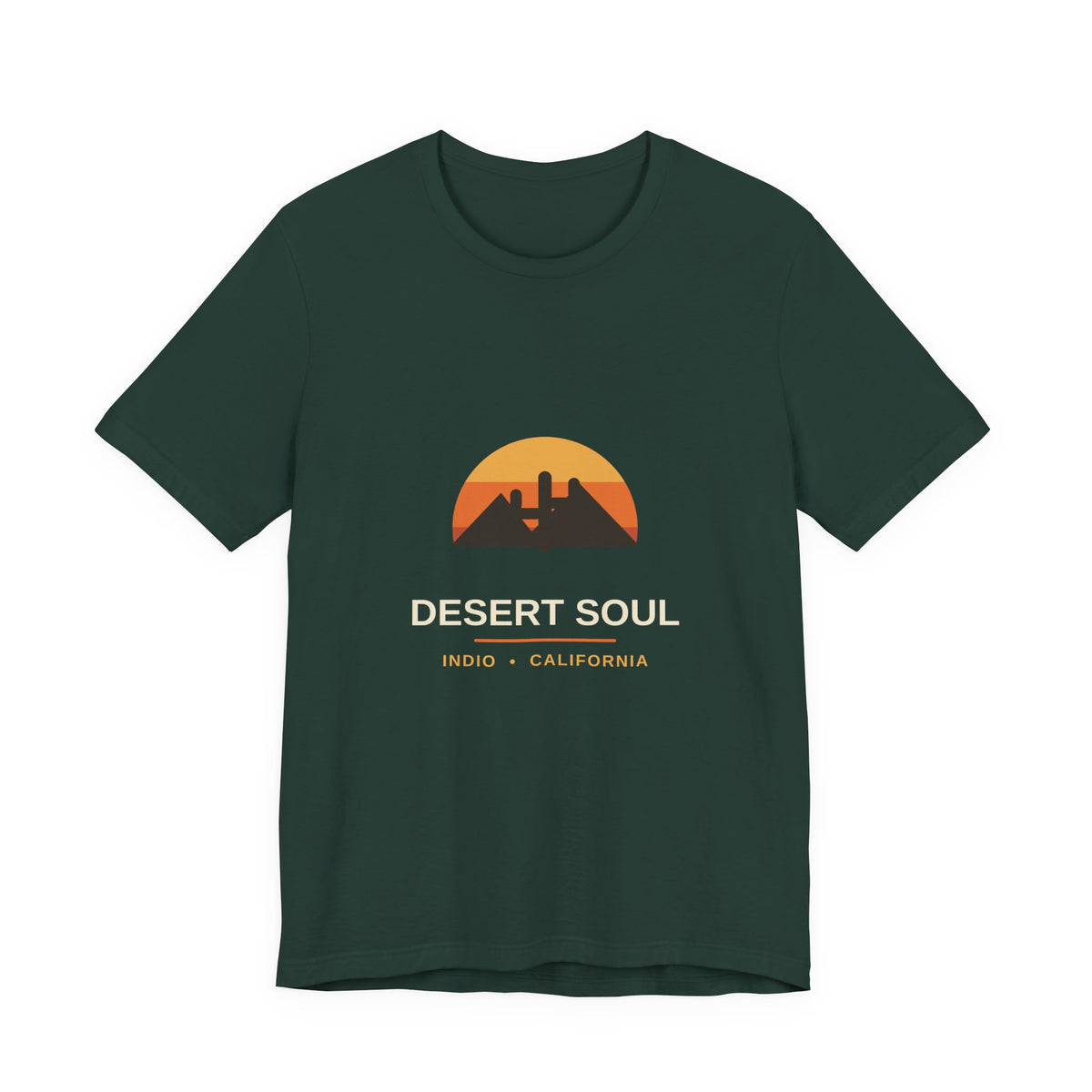 Desert Soul — Indio, California Sunset Cactus Tee