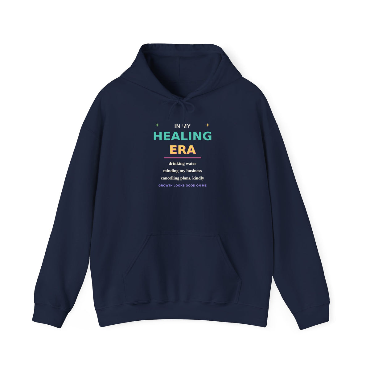 In My Healing Era — Wellness Graphic Hoodie