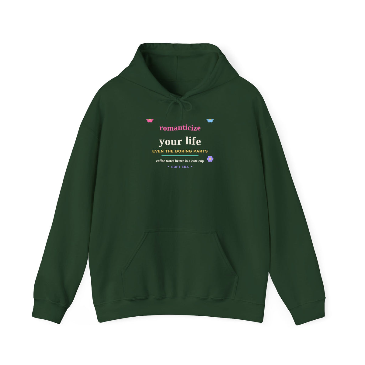 Romanticize Your Life — Soft Era Groovy Hoodie