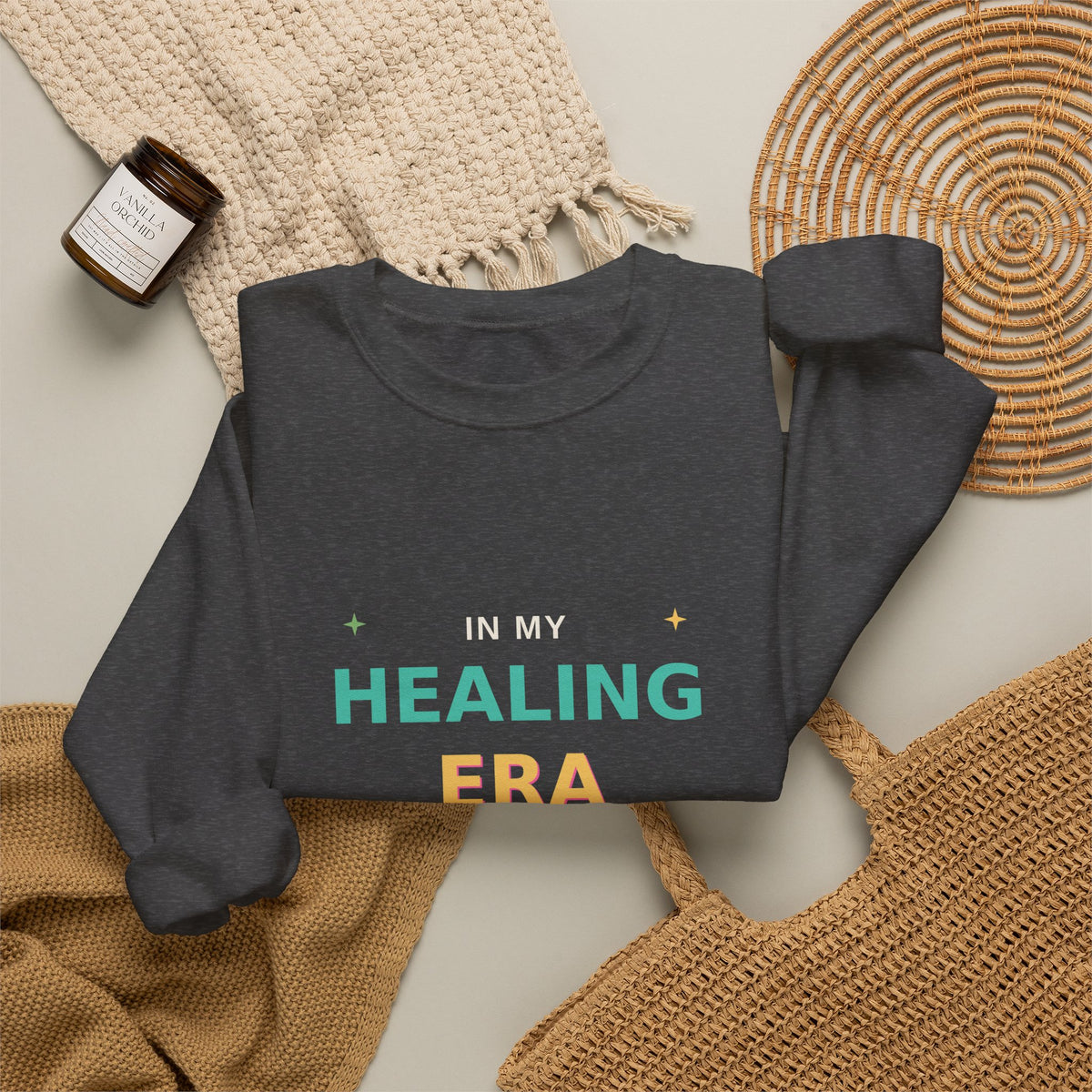 In My Healing Era — Wellness Graphic Sweatshirt
