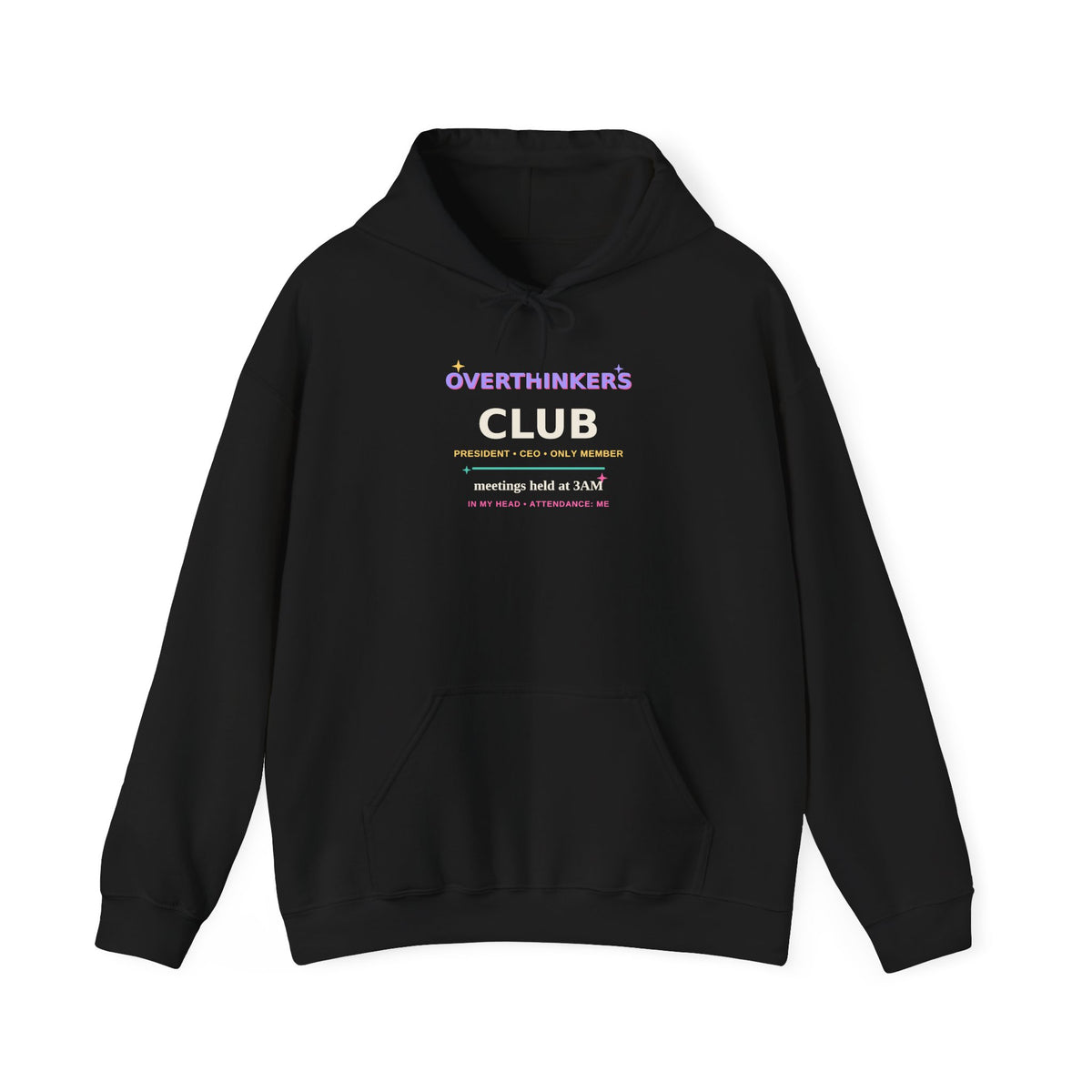 Overthinkers Club — Funny 3AM Overthinking Hoodie