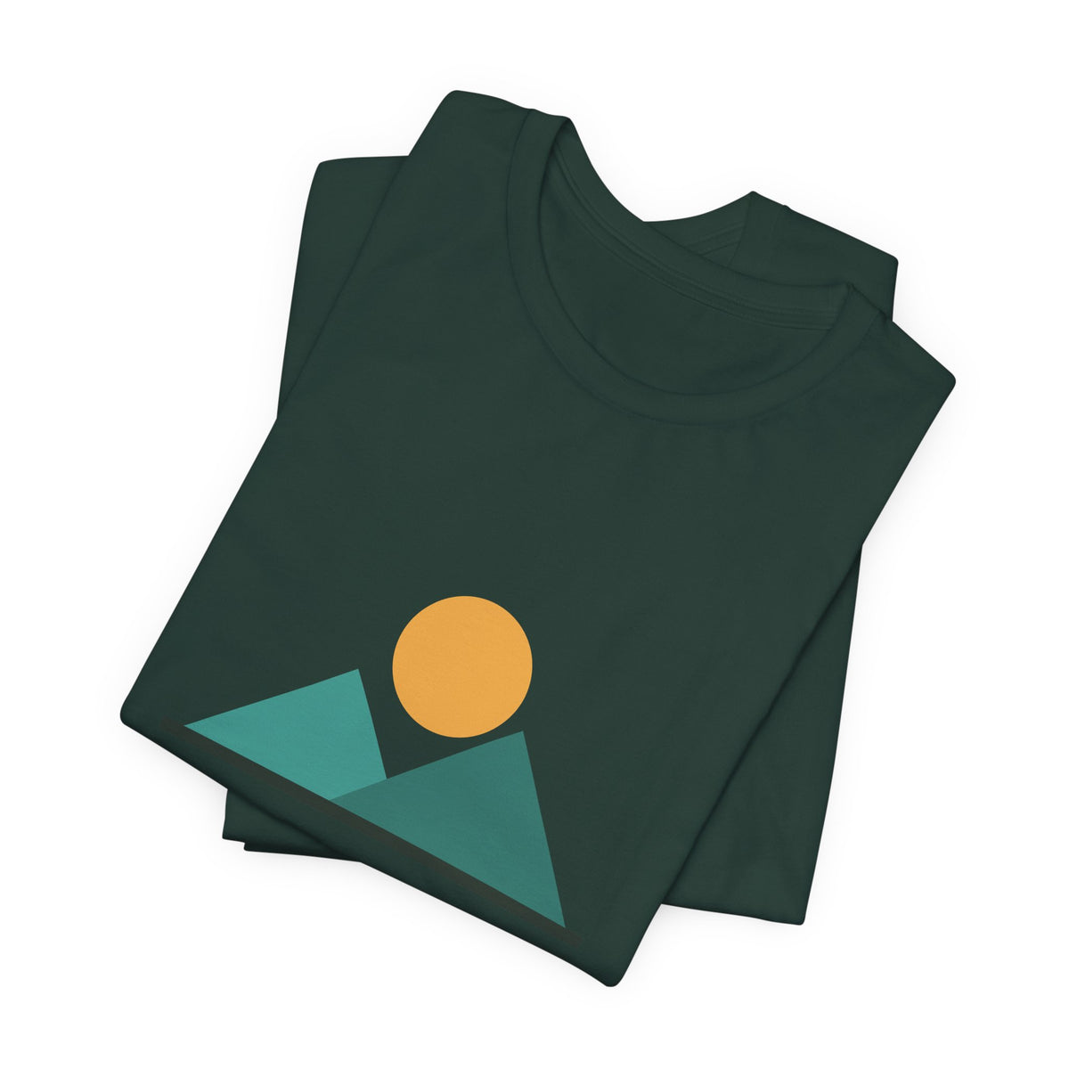 Desert Vibes Only — Minimal Mountain Sun Tee