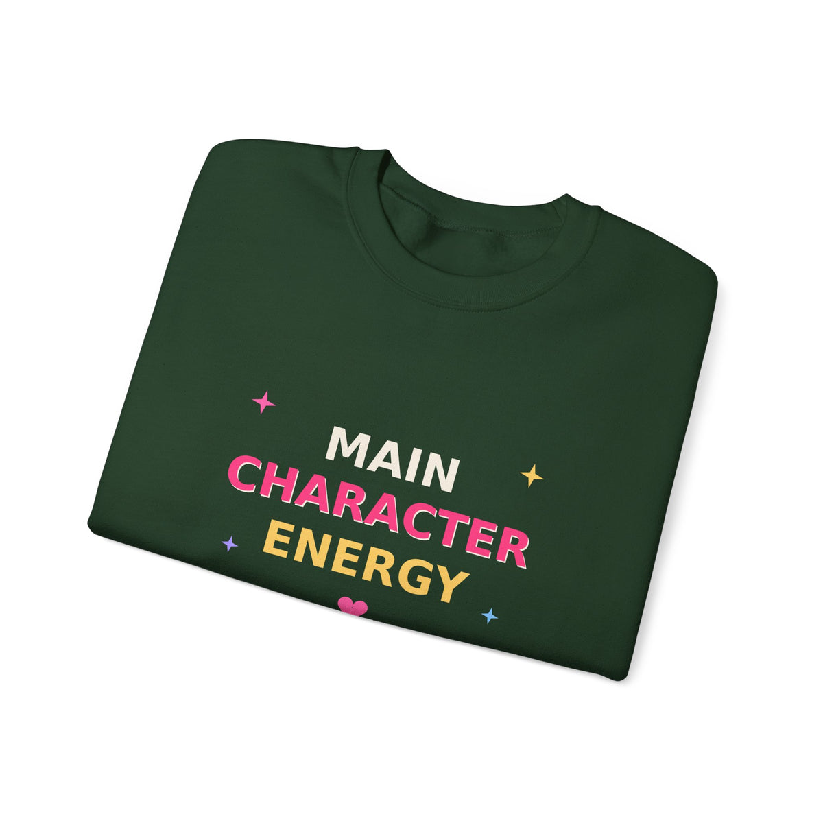 Main Character Energy — Funny Side Quests Sweatshirt