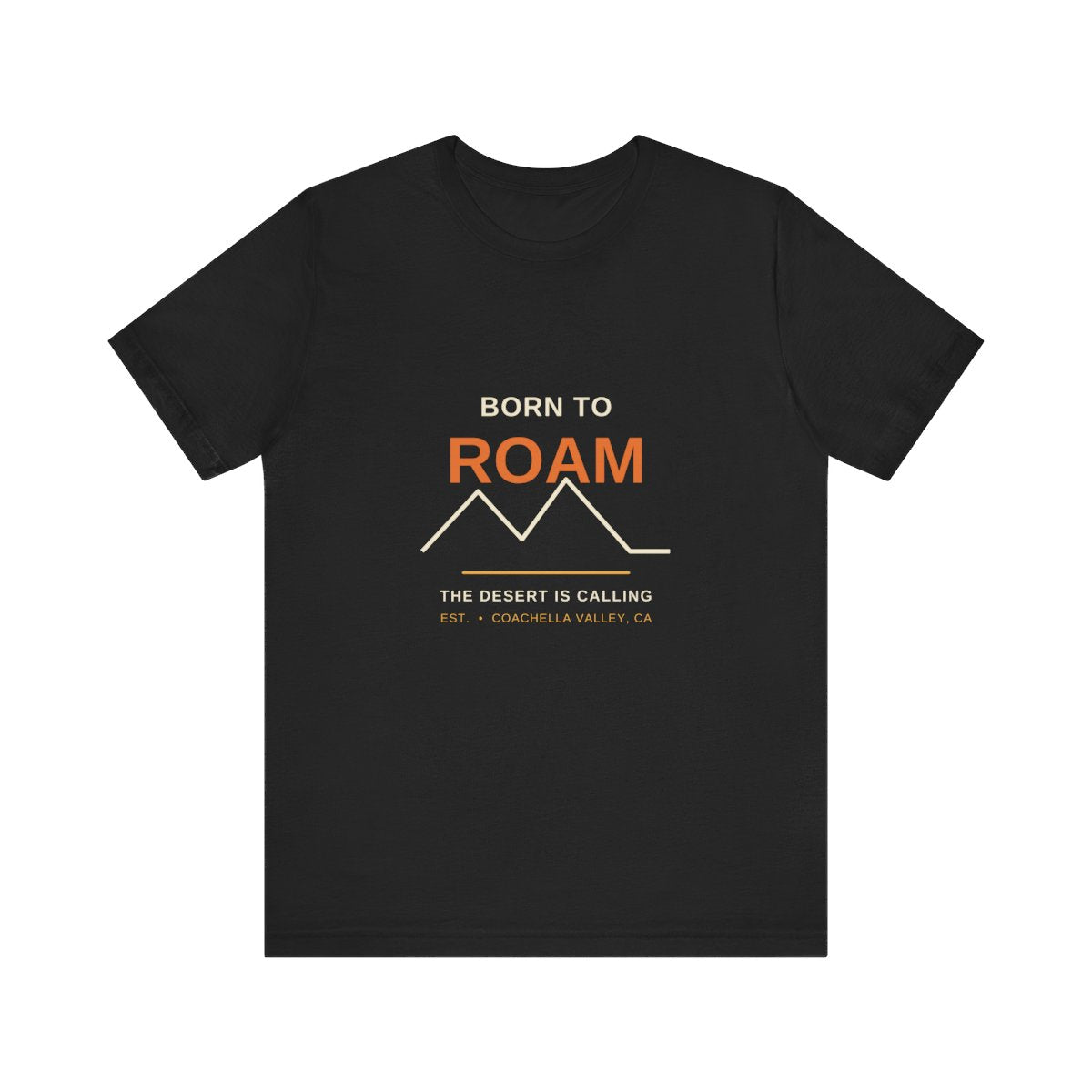 Born to Roam desert tee product photo